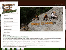 Tablet Screenshot of horseshoecanyonadventures.com